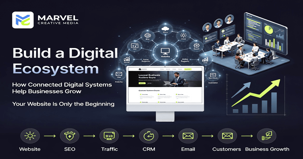Featured graphic asset representing How to Build a Digital Ecosystem That Grows Your Business in 2026